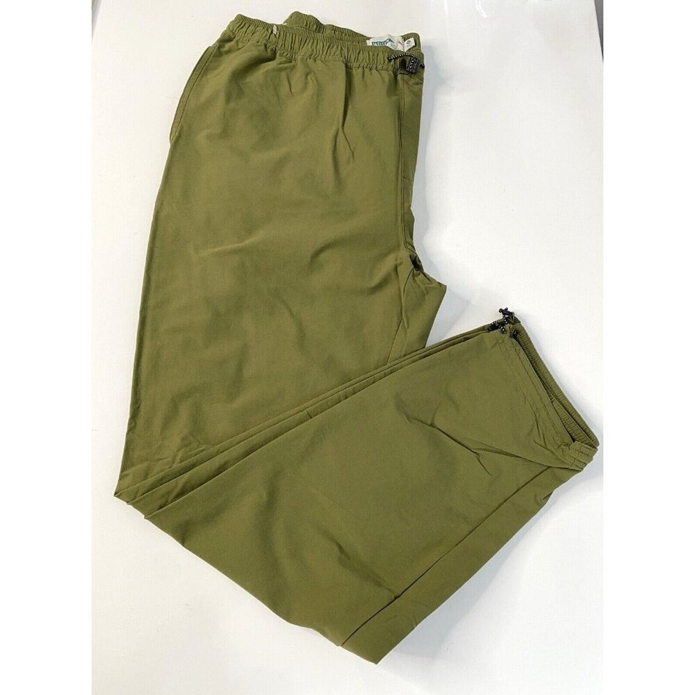 Wellen Lowtide Jogger Tech Pants Men’s XL Olive Green Huckberry Hiking 34x29